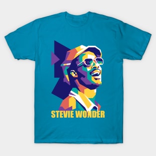 Stevie Wonder Popart T-Shirt